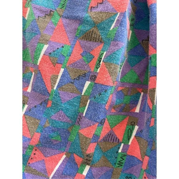 Retro 90s Nike cotton funky patterned lounge shorts - Picture 2 of 7